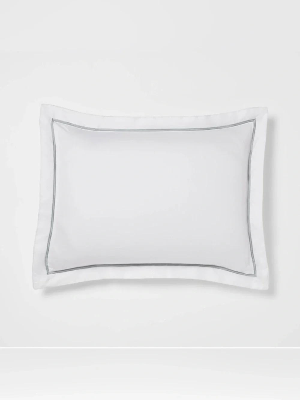 New Threshold Luxe Embroidered Border Cotton Sateen Duvet Set Full/Queen